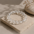 Clarity Quartz Bracelet — 10mm