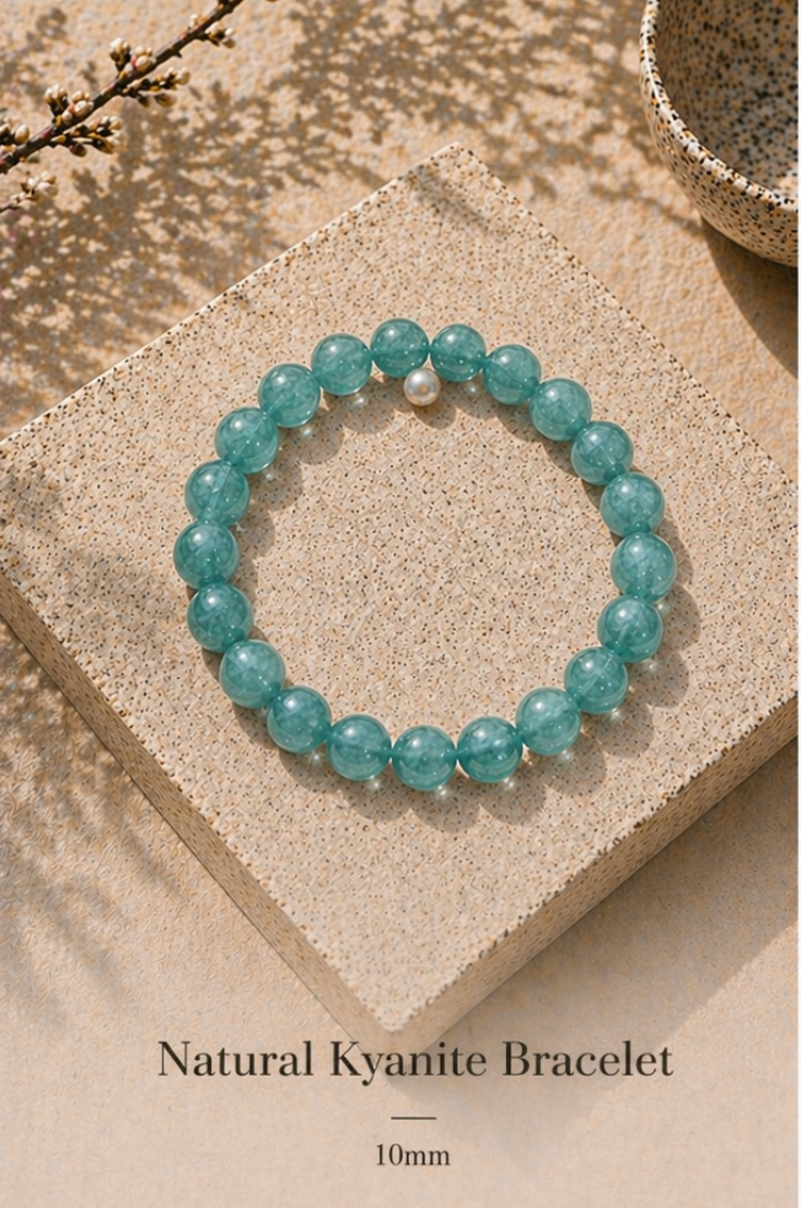 Natural Kyanite Bracelet - 10mm