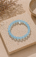Natural Aquamarine Bracelet - 10mm