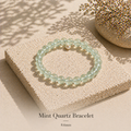 Mint Quartz Wearing - 8.6mm