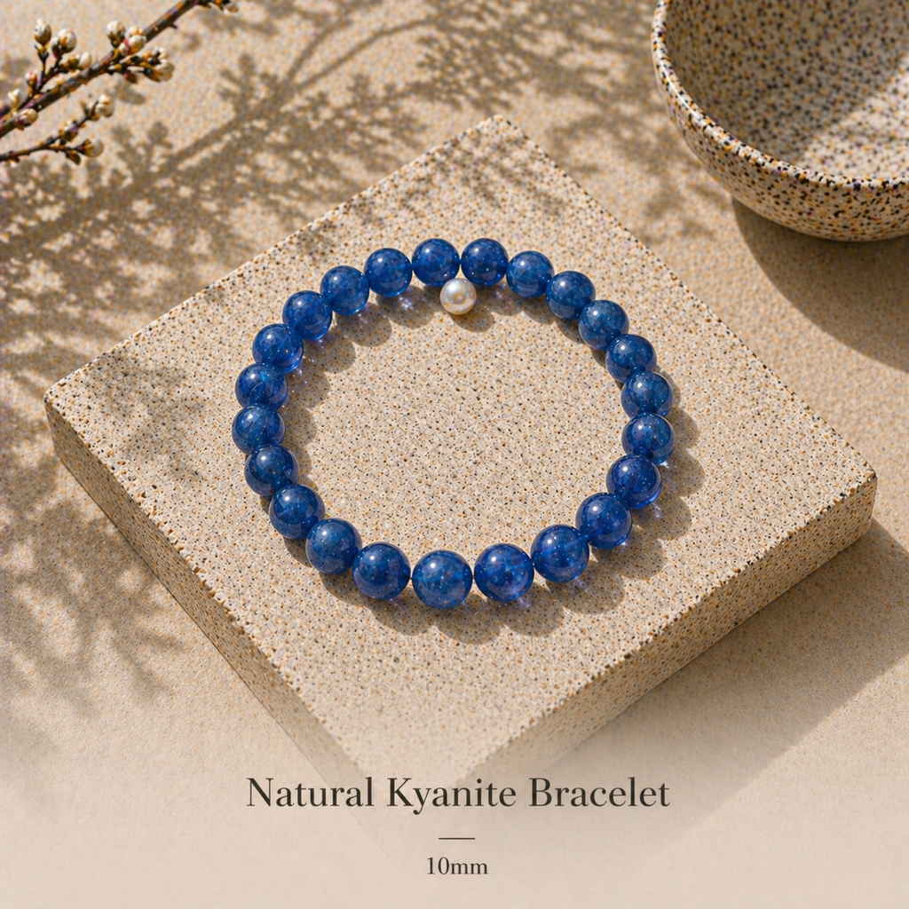 Natural Kyanite Bracelet - 10mm