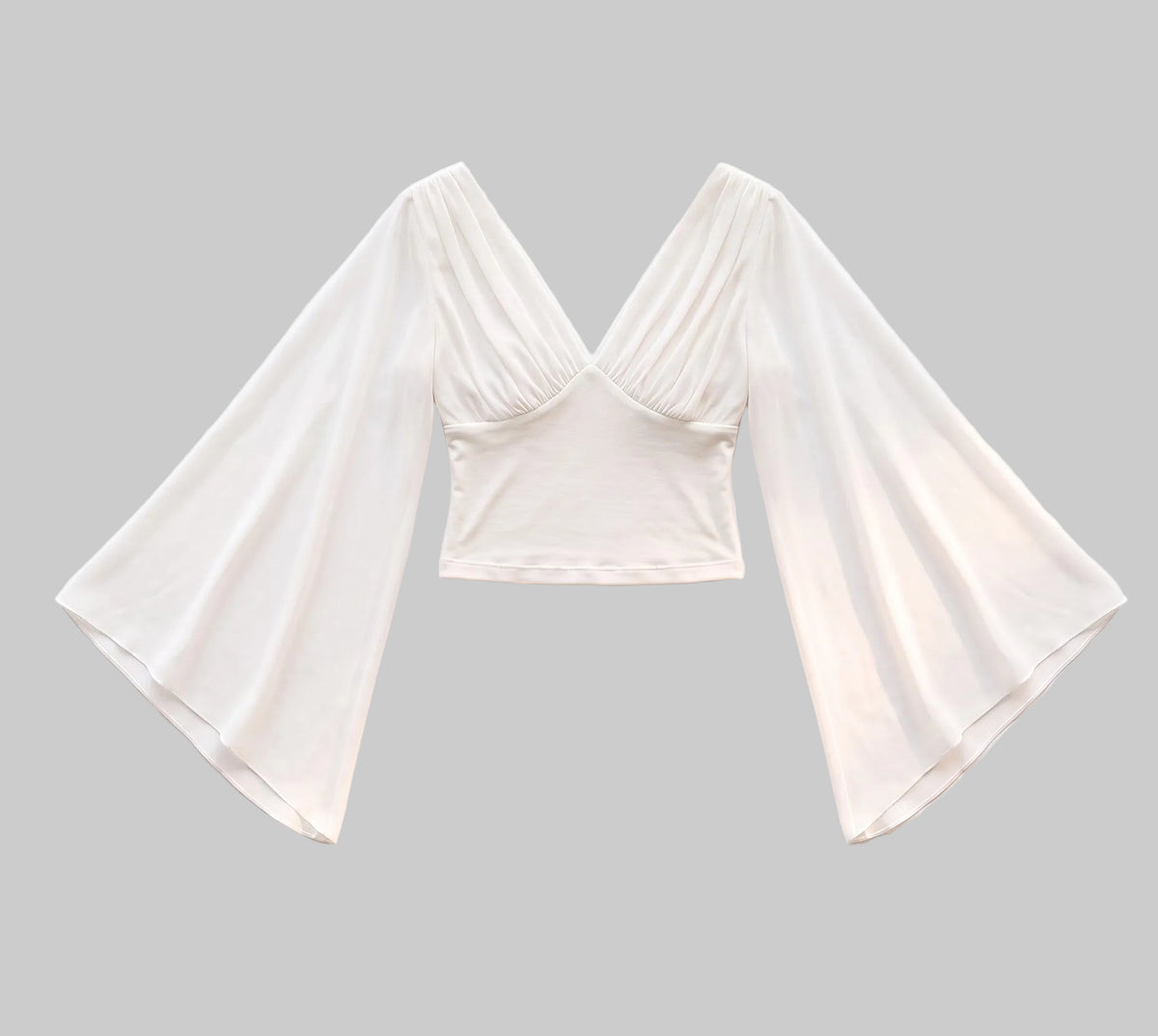 Elara Draped Wrap Top