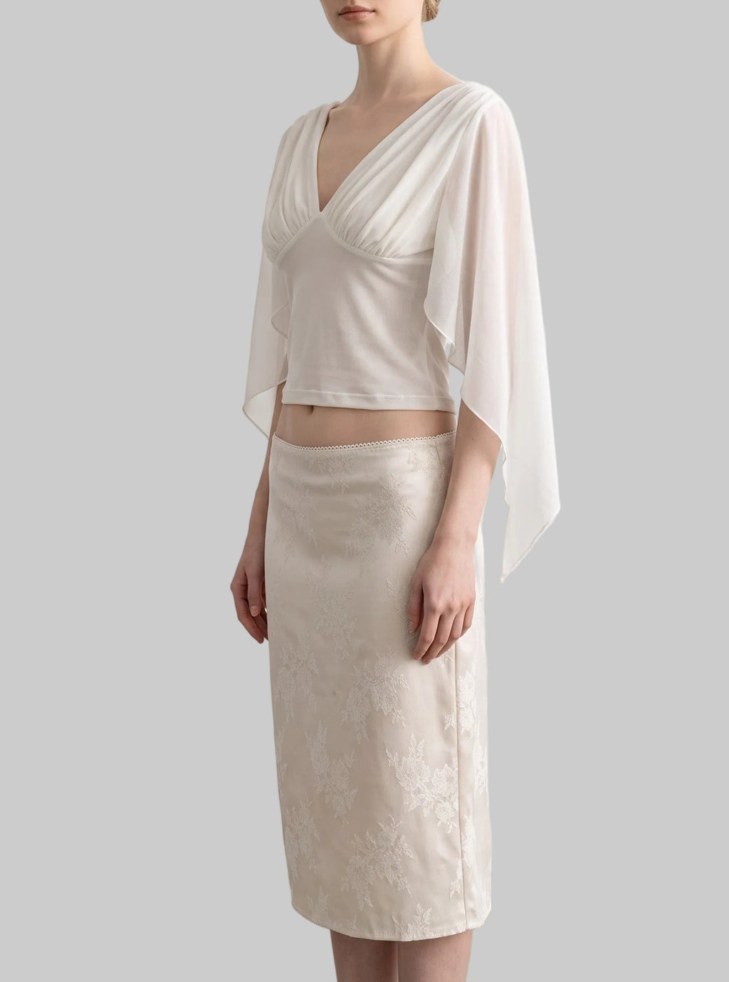 Elara Draped Wrap Top