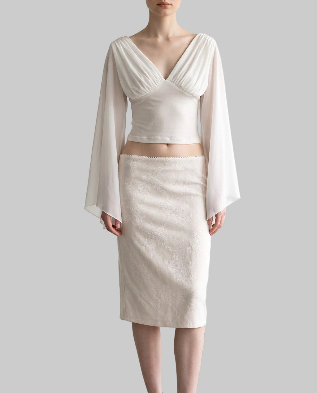 Elara Draped Wrap Top