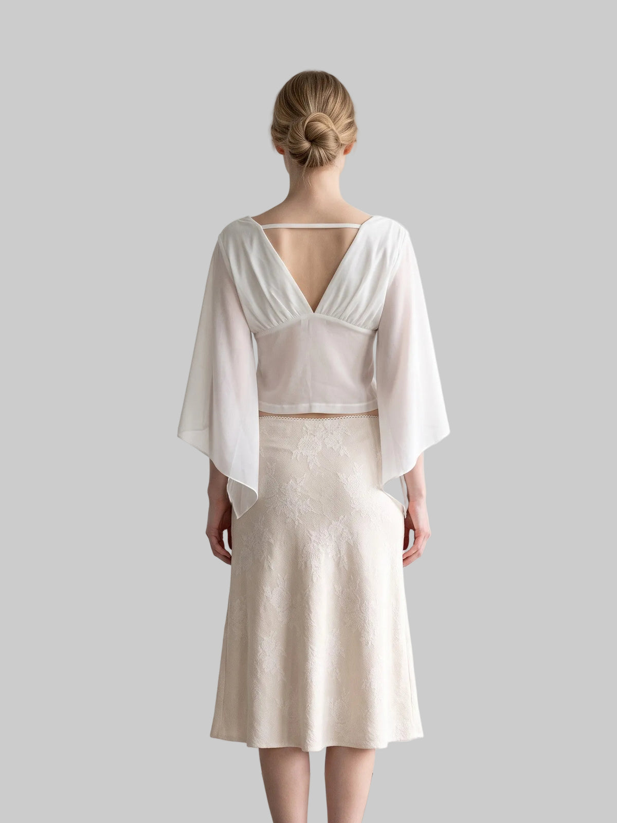 Elara Draped Wrap Top