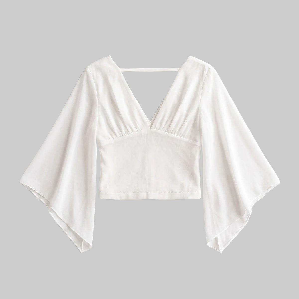 Elara Draped Wrap Top