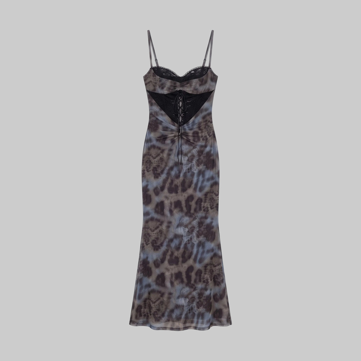 Selene Lace Leopard Maxi Dress