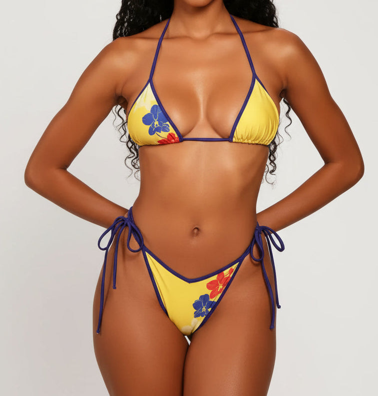 World Cup Colombia Orchid Bikini Set