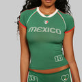 World Cup Mexico Crop Top Set