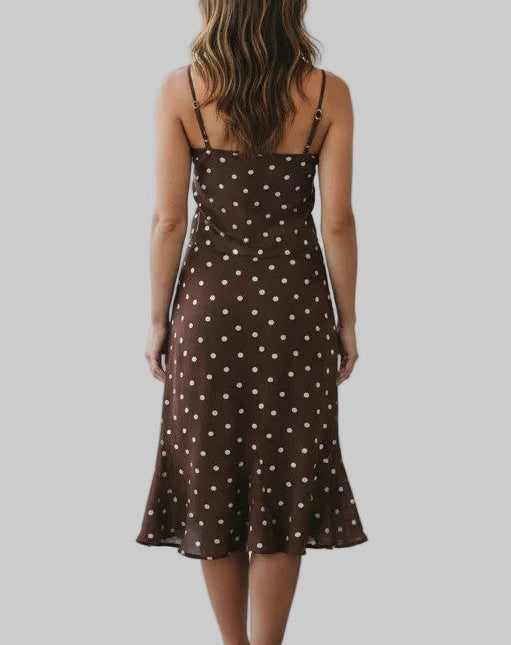 Mathilde French Vintage Polka Dot Two-Piece Set