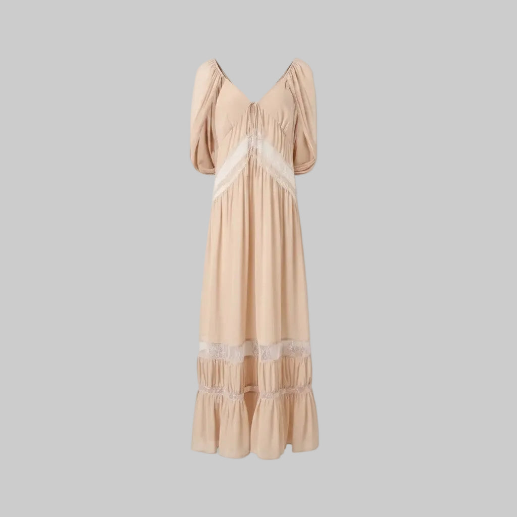 Riviera Draped Back Dress