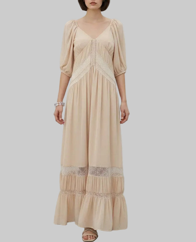 Riviera Draped Back Dress