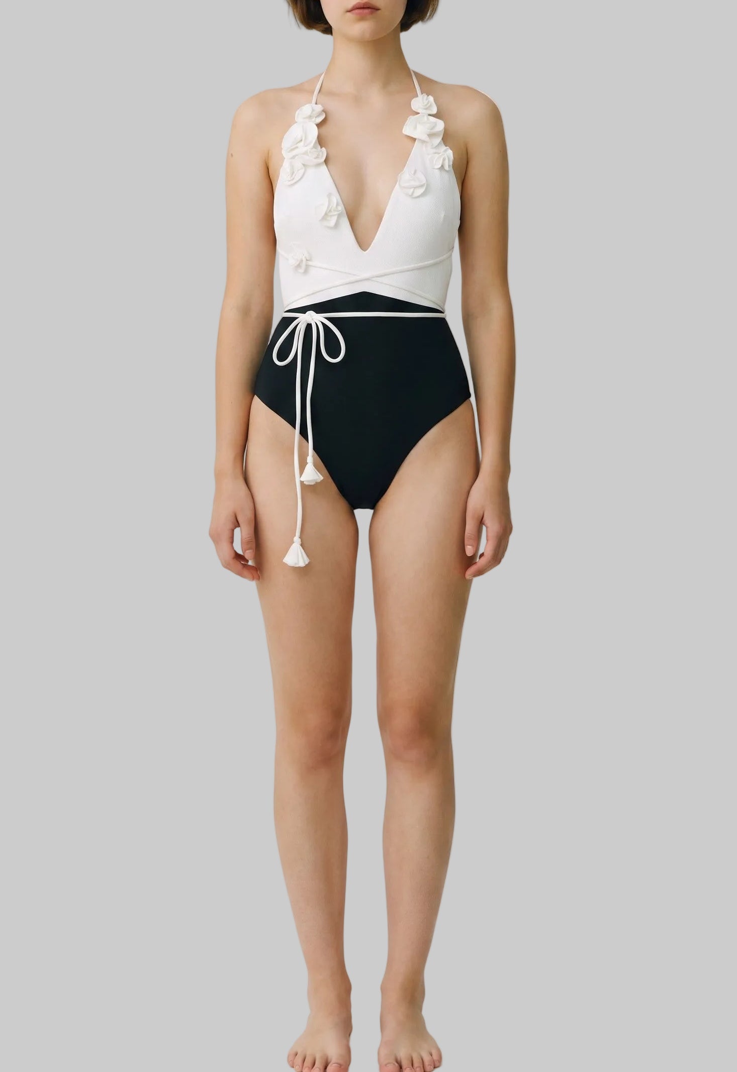 Midnight Serene Minimalist Swimsuit