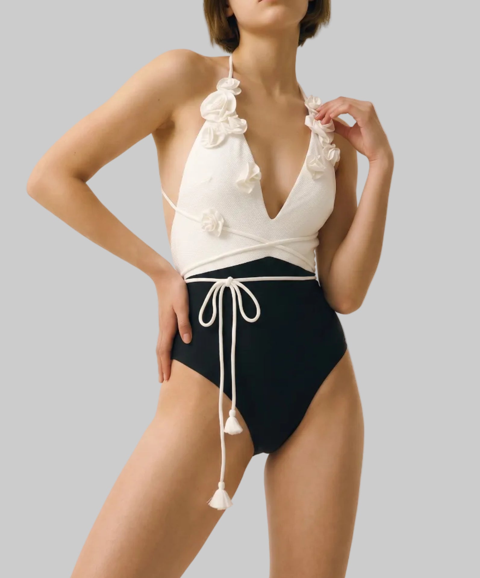 Midnight Serene Minimalist Swimsuit