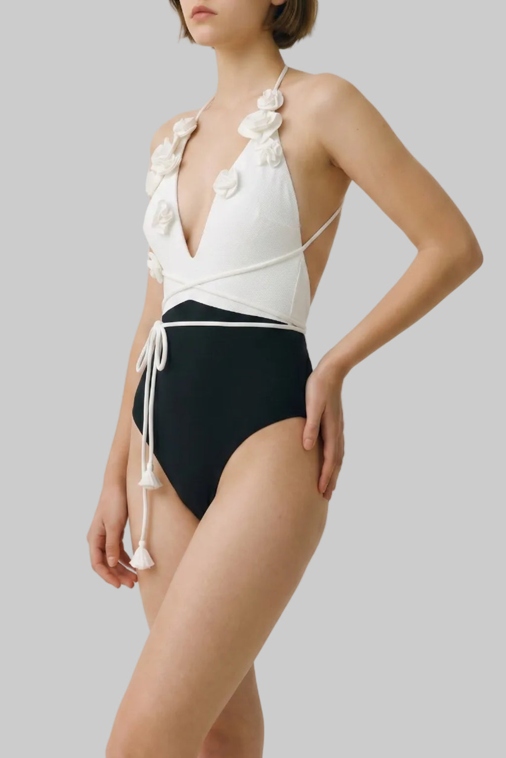 Midnight Serene Minimalist Swimsuit