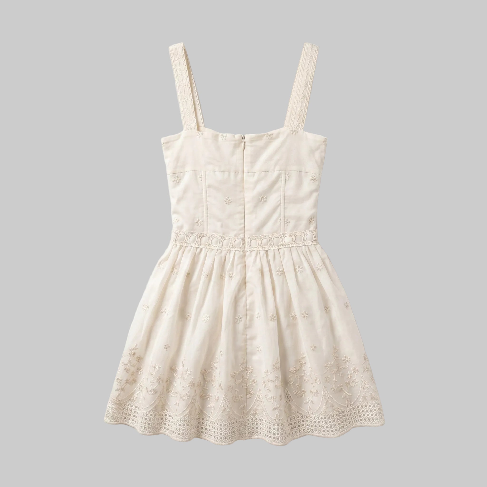 Elowen Floral Lace Embroidered Mini Dress
