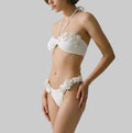 Sweet Chiffon Rose Bikini Set