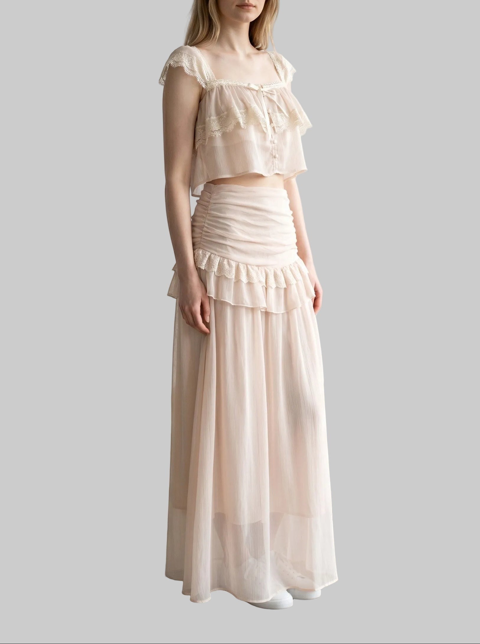 Trendy Balletcore Aesthetic Two-Piece