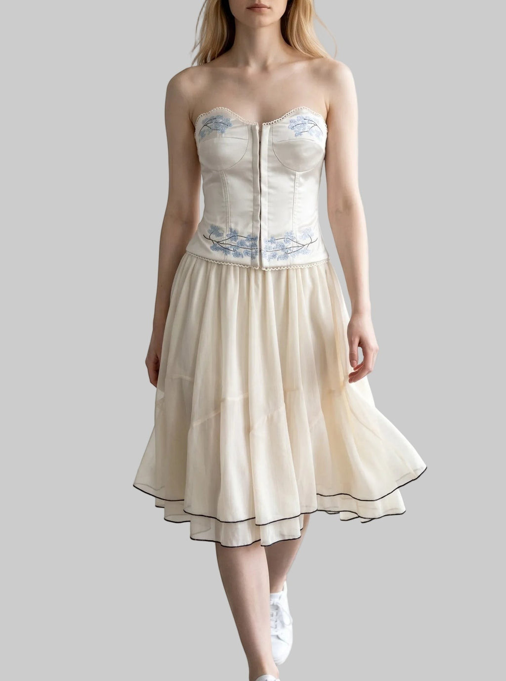 Bridgerton Silk Blend Lace Bustier