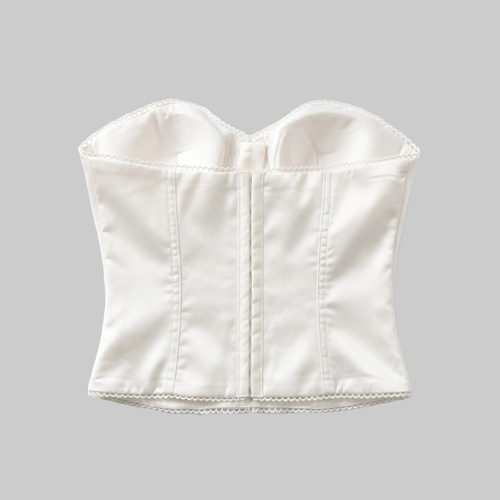 Bridgerton Silk Blend Lace Bustier