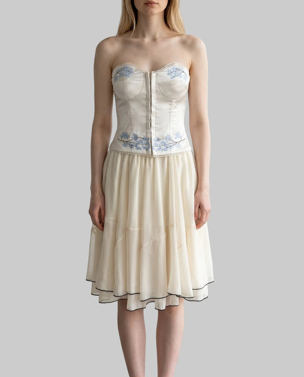 Bridgerton Silk Blend Lace Bustier