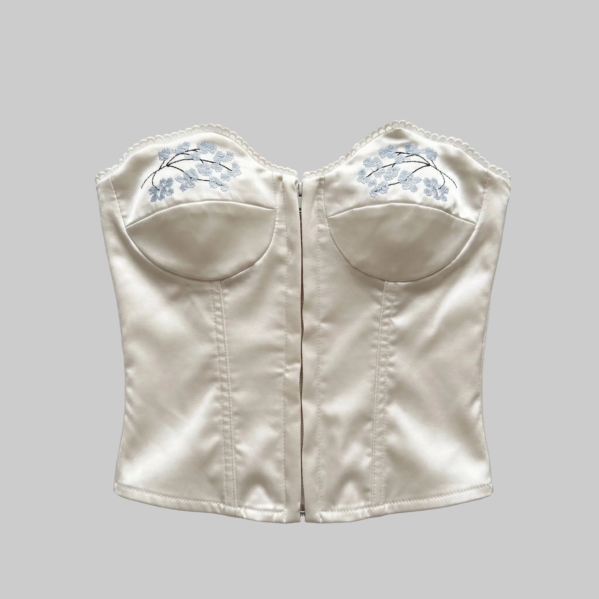 Bridgerton Silk Blend Lace Bustier