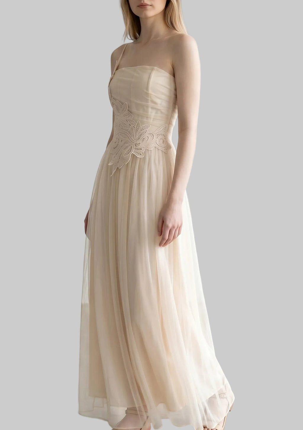 Coquette Ballet Core Mesh Maxi