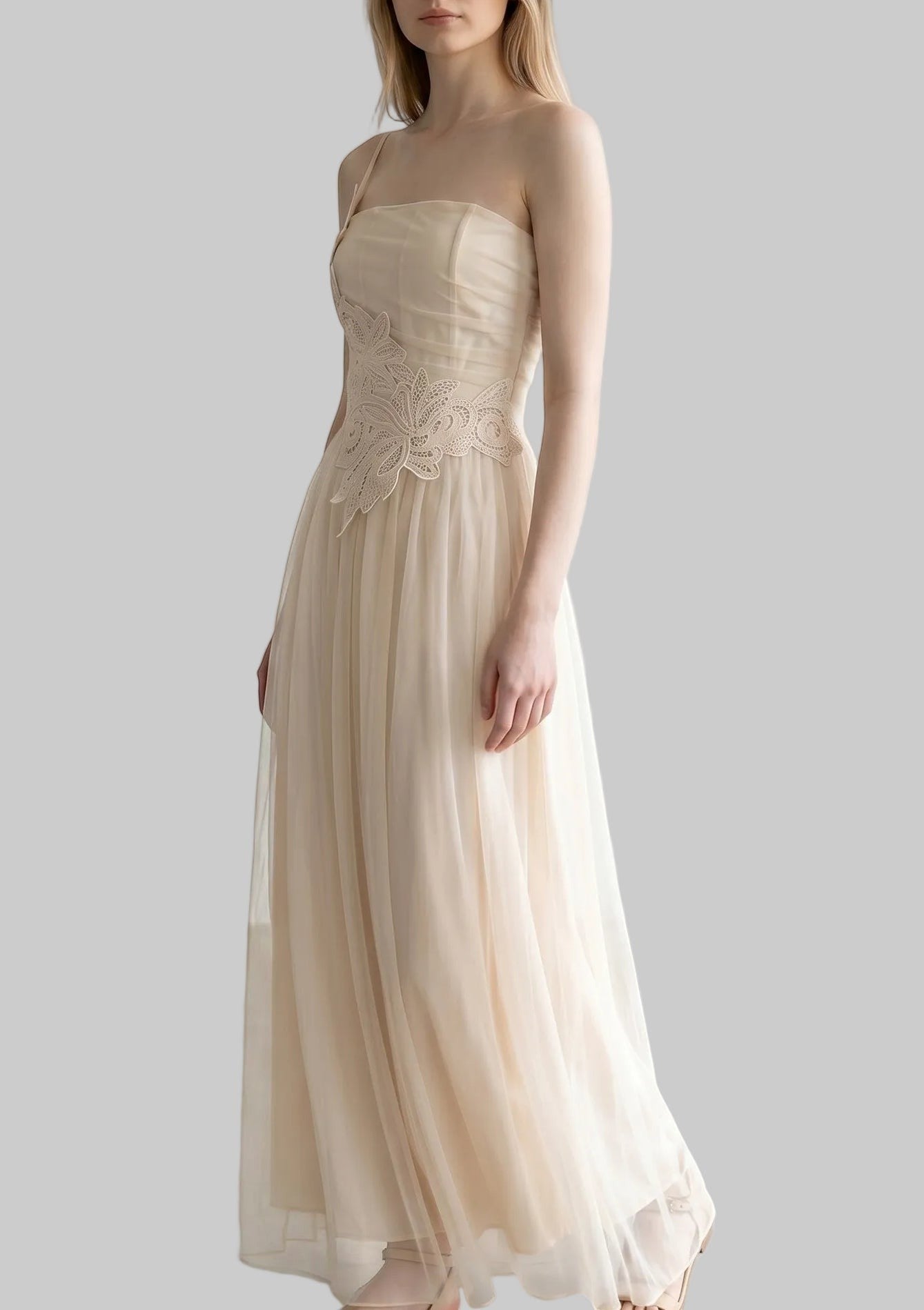 Coquette Ballet Core Mesh Maxi