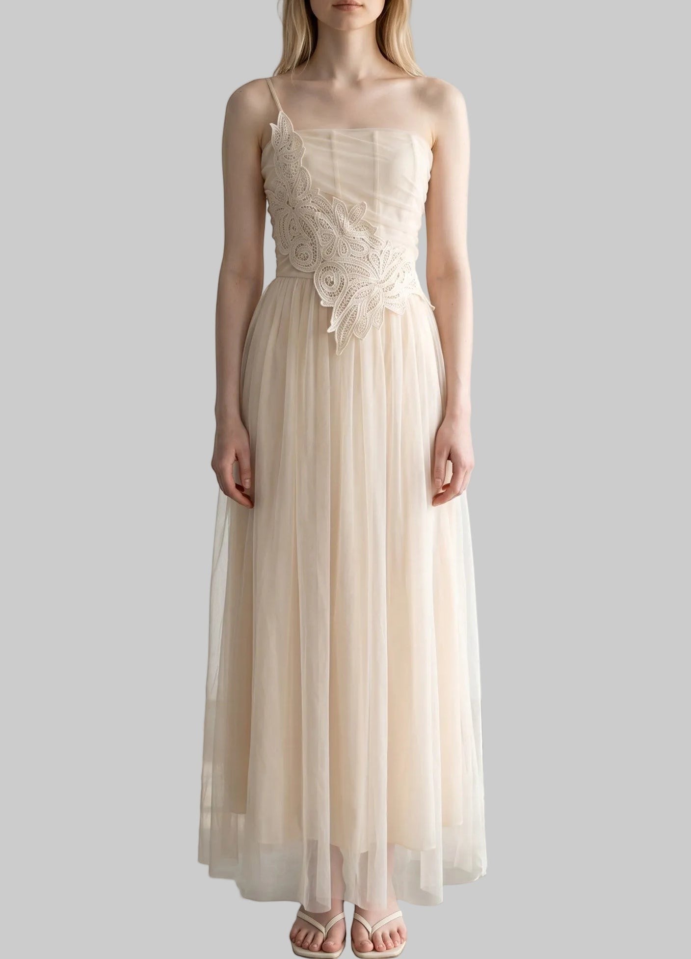 Coquette Ballet Core Mesh Maxi