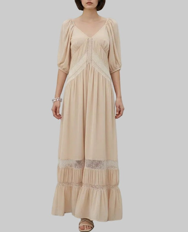 Riviera Draped Back Dress