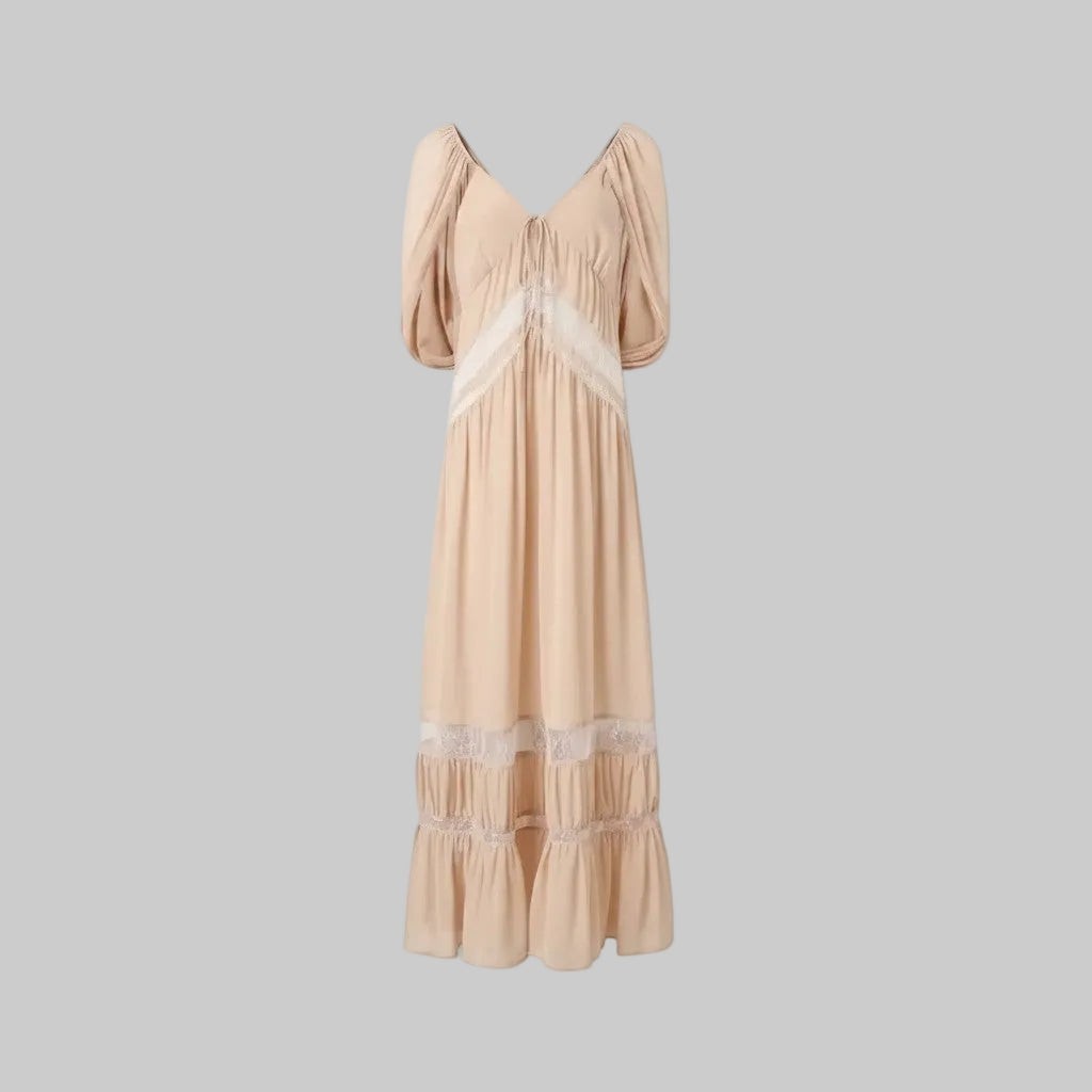 Riviera Draped Back Dress