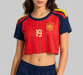 Spain Home Soccer Crop Top Jersey Shirt (2026 Lamine Yamal Edition)