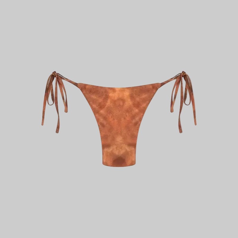 Sunset Glaze Sequin Tassel Bikini Set